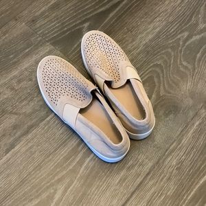 Tan Slip on Sneakers